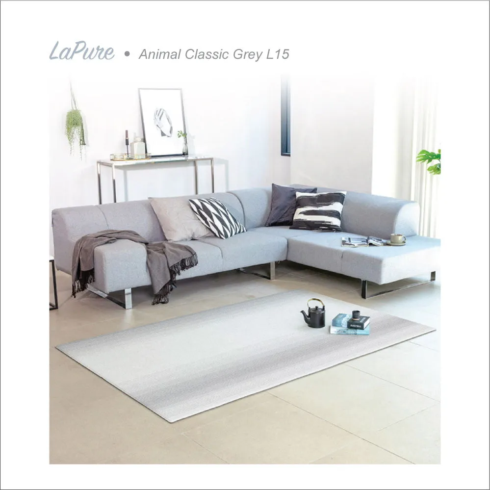 [1 Yr Local Warranty] Parklon LaPure Animal Classic Grey L15 Size: 2100x1400x15mm
