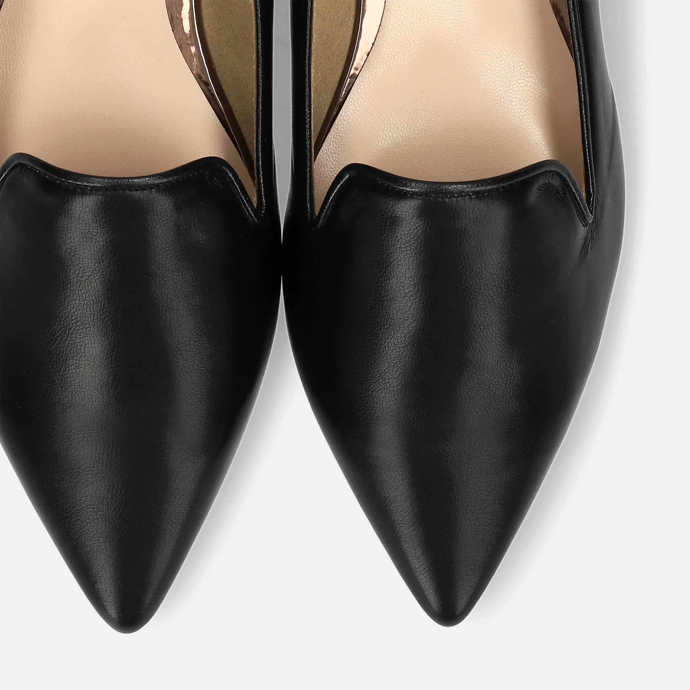 15% OFF: 2024SSBI: Opera Design Flat Shoes (4772) Black