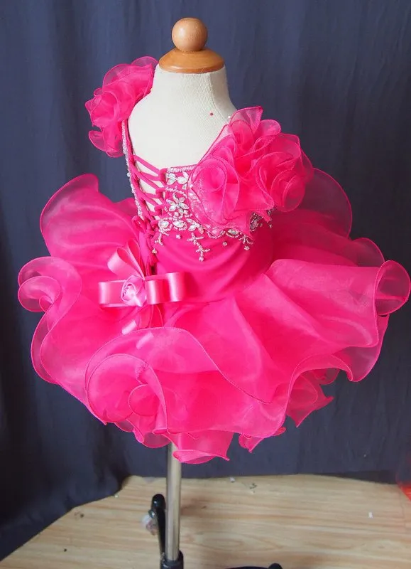 16 color-Infant/toddler/baby/children/kids doll style Girl's Pageant Dress  G053-2