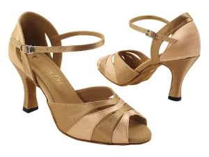 3749LEDSS Brown Satin & Light Brown Satin