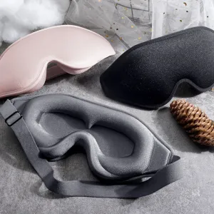 3D light-shielding memory foam sleeping mask