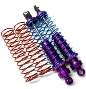 58300P 1/10 Scale RC Alloy Shock Absorbers Damper Set x 2 Purple 110mm Long