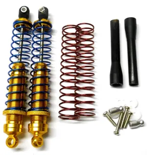 58310A 1/10 Scale RC Alloy Shock Absorbers Damper Set x 2 Gold 110mm Long
