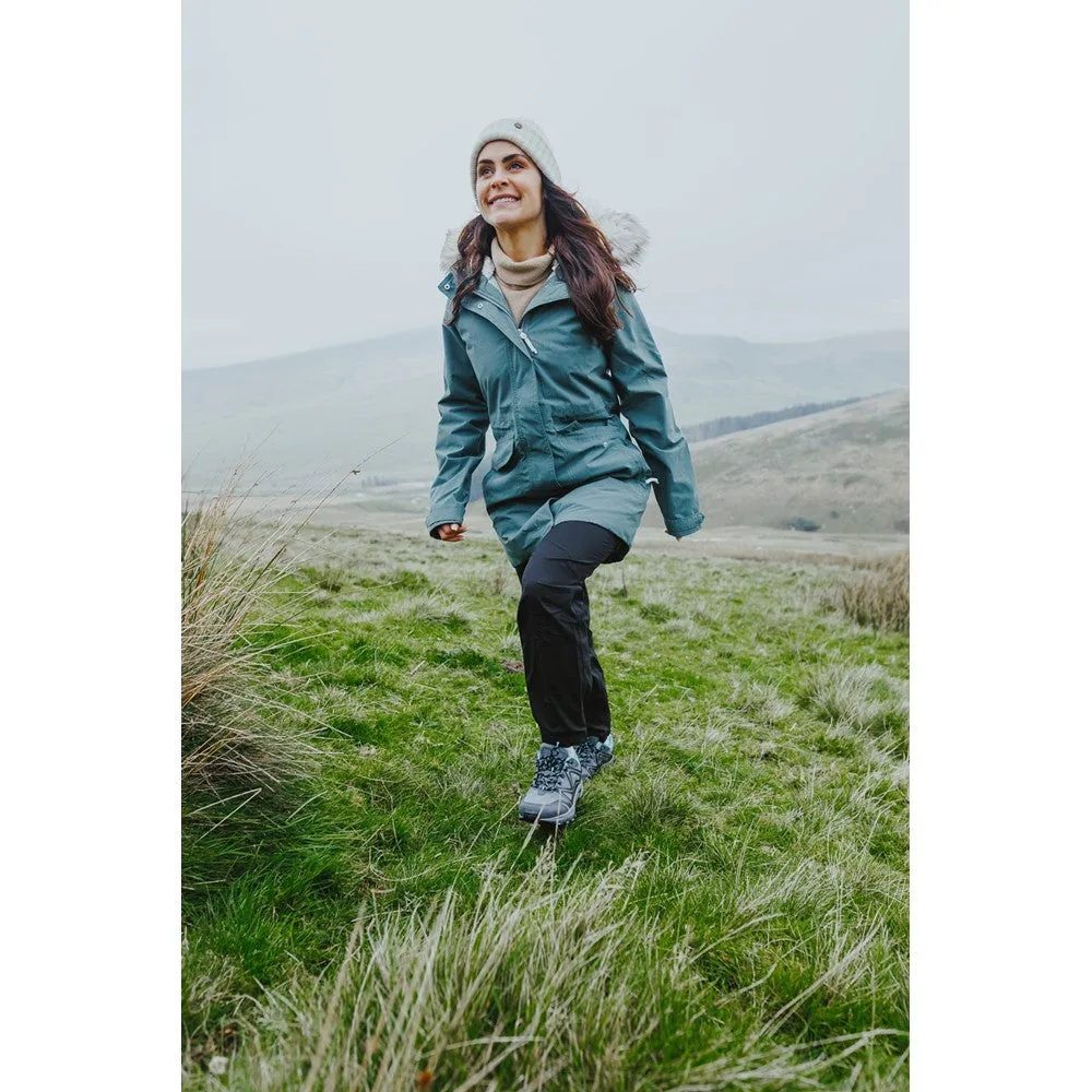 Abbeydale Low Hiking Shoes Grey/Black/Aqua