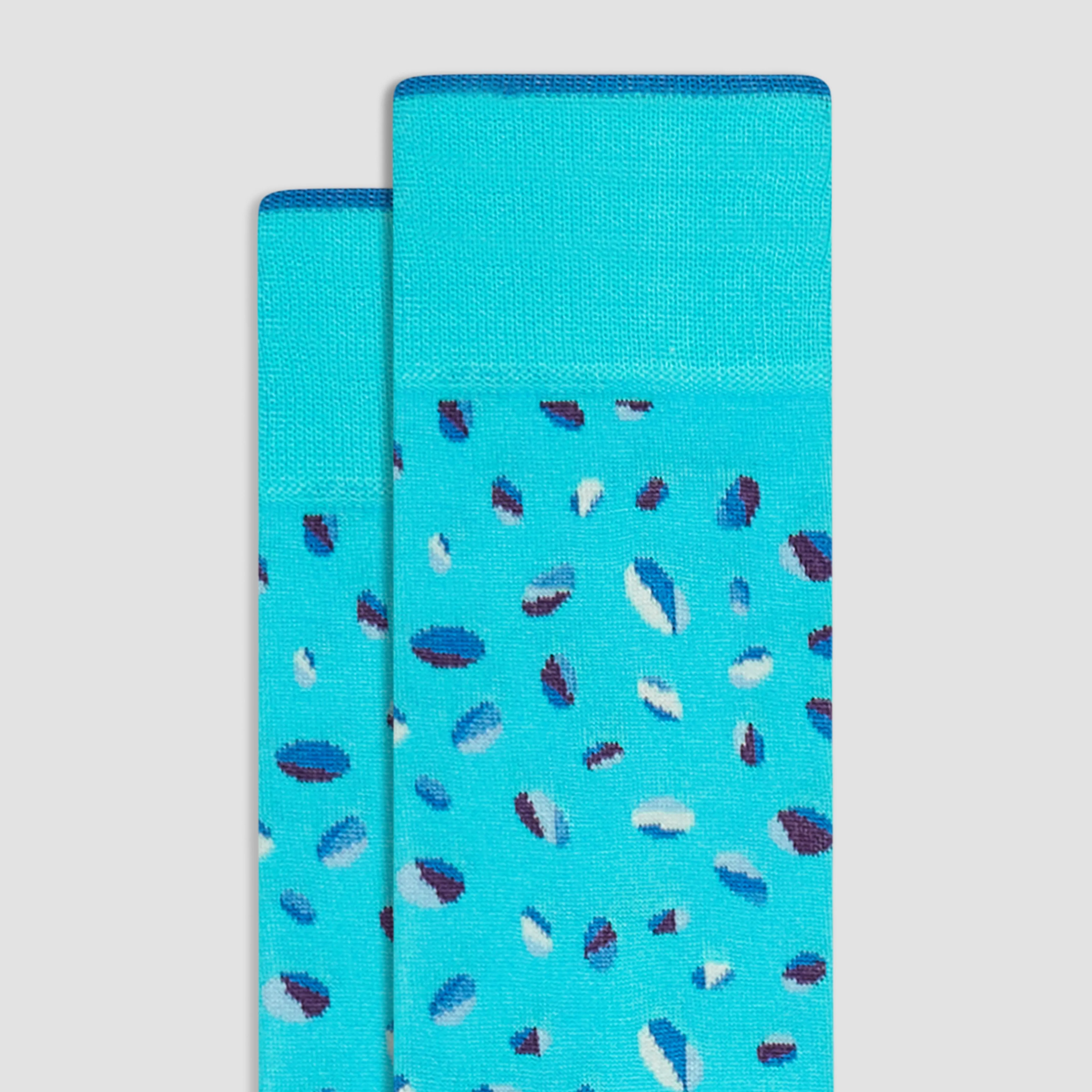 Abstract Mid-Calf Socks