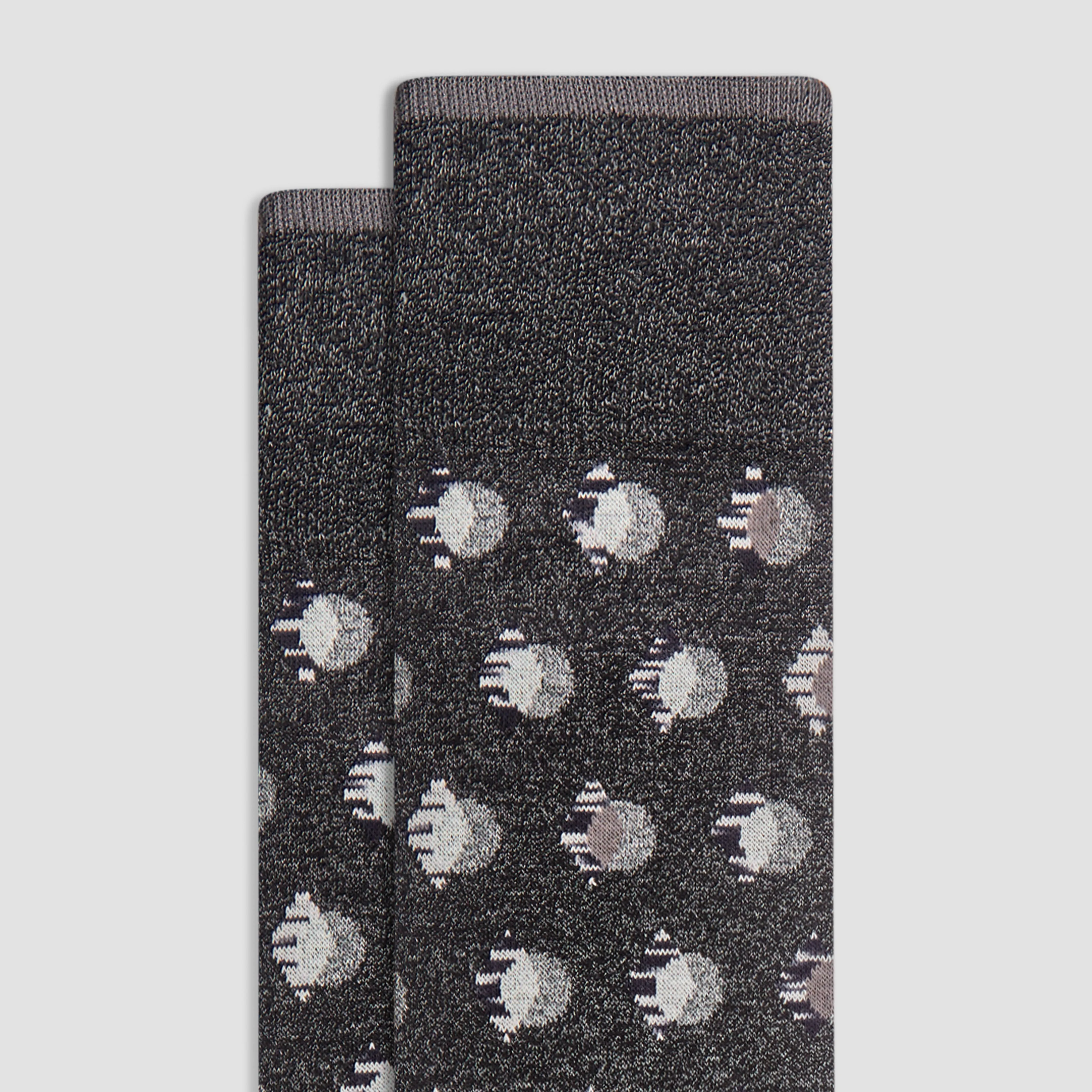 Abstract Mid-Calf Socks