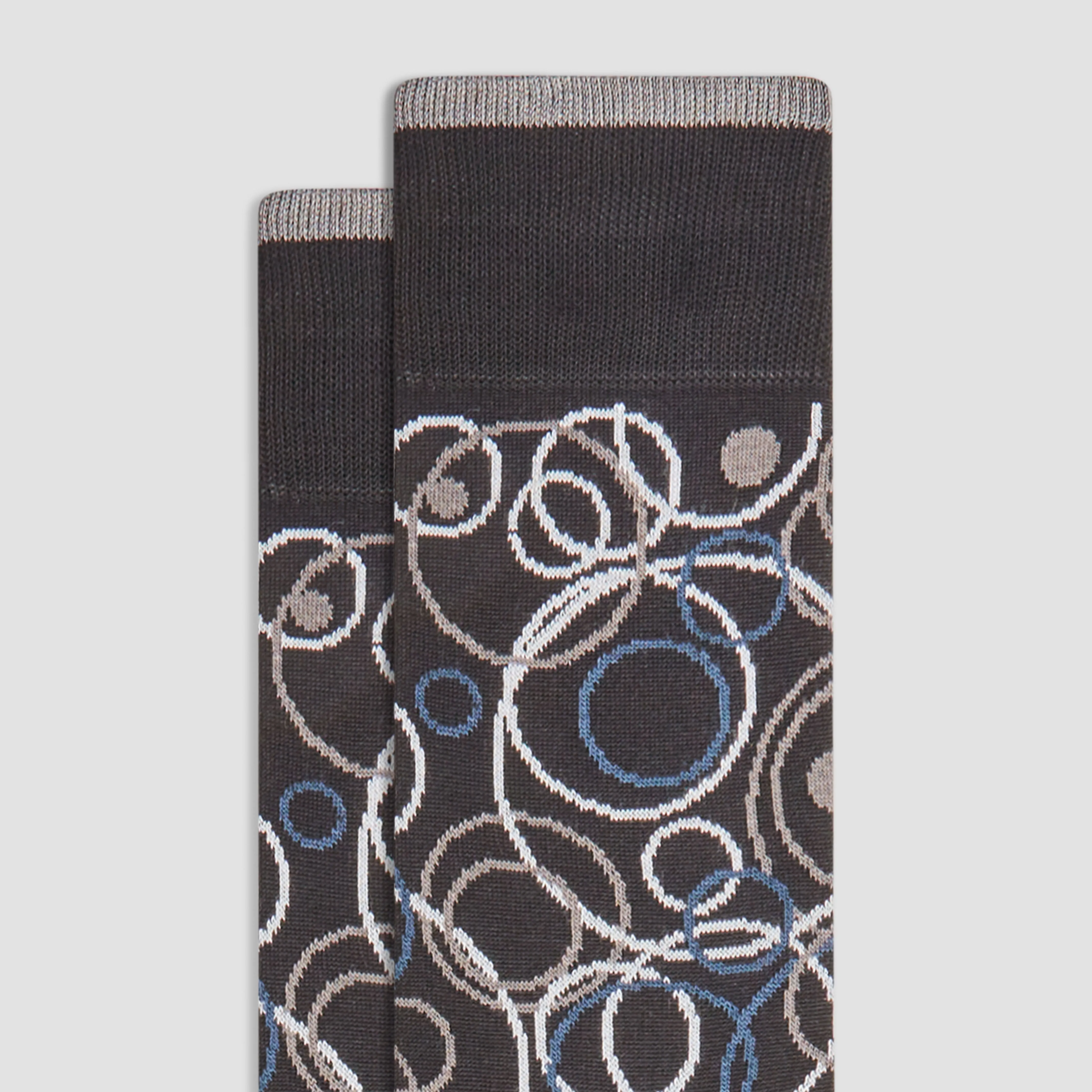 Abstract Mid-Calf Socks