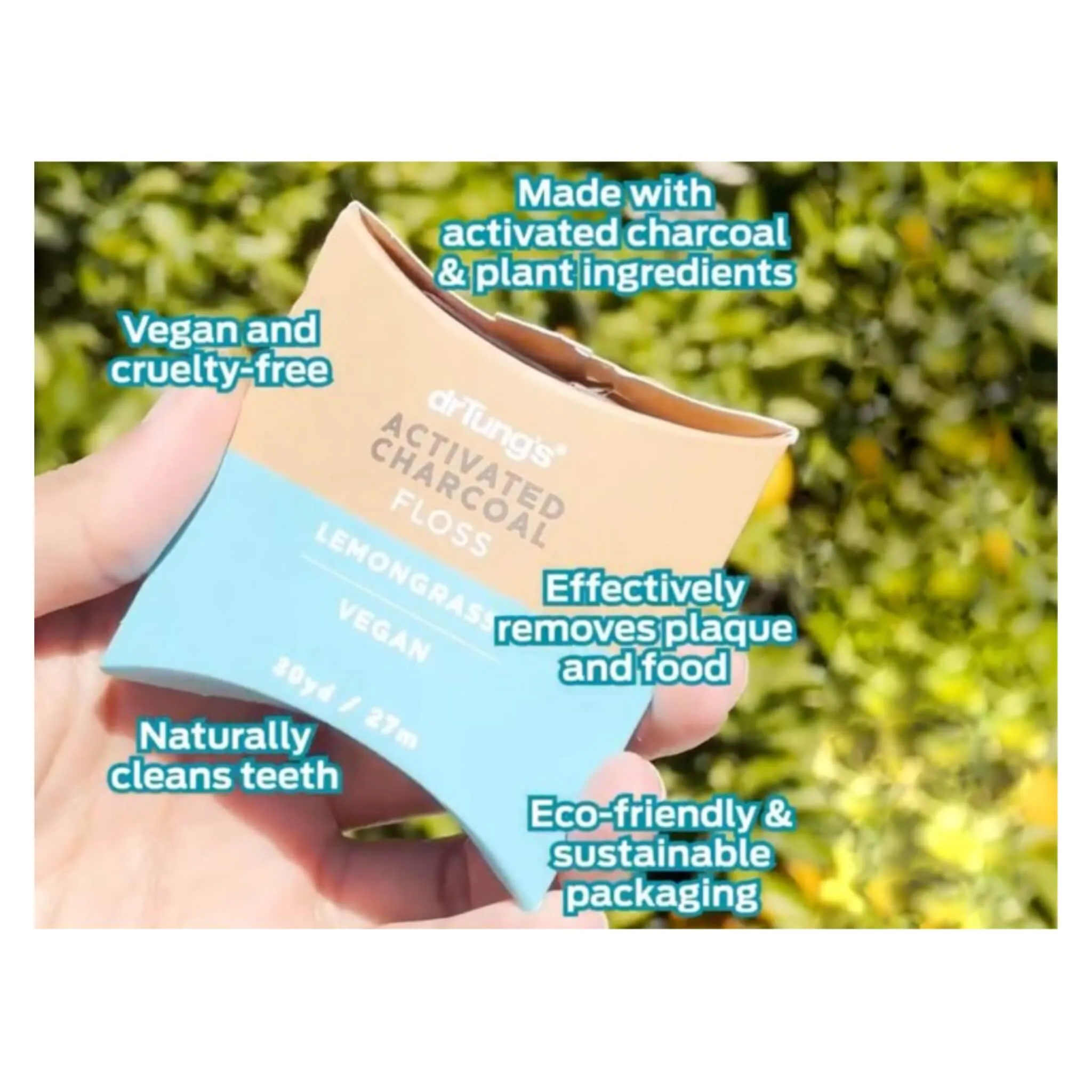 Activated Charcoal Vegan Smart Floss