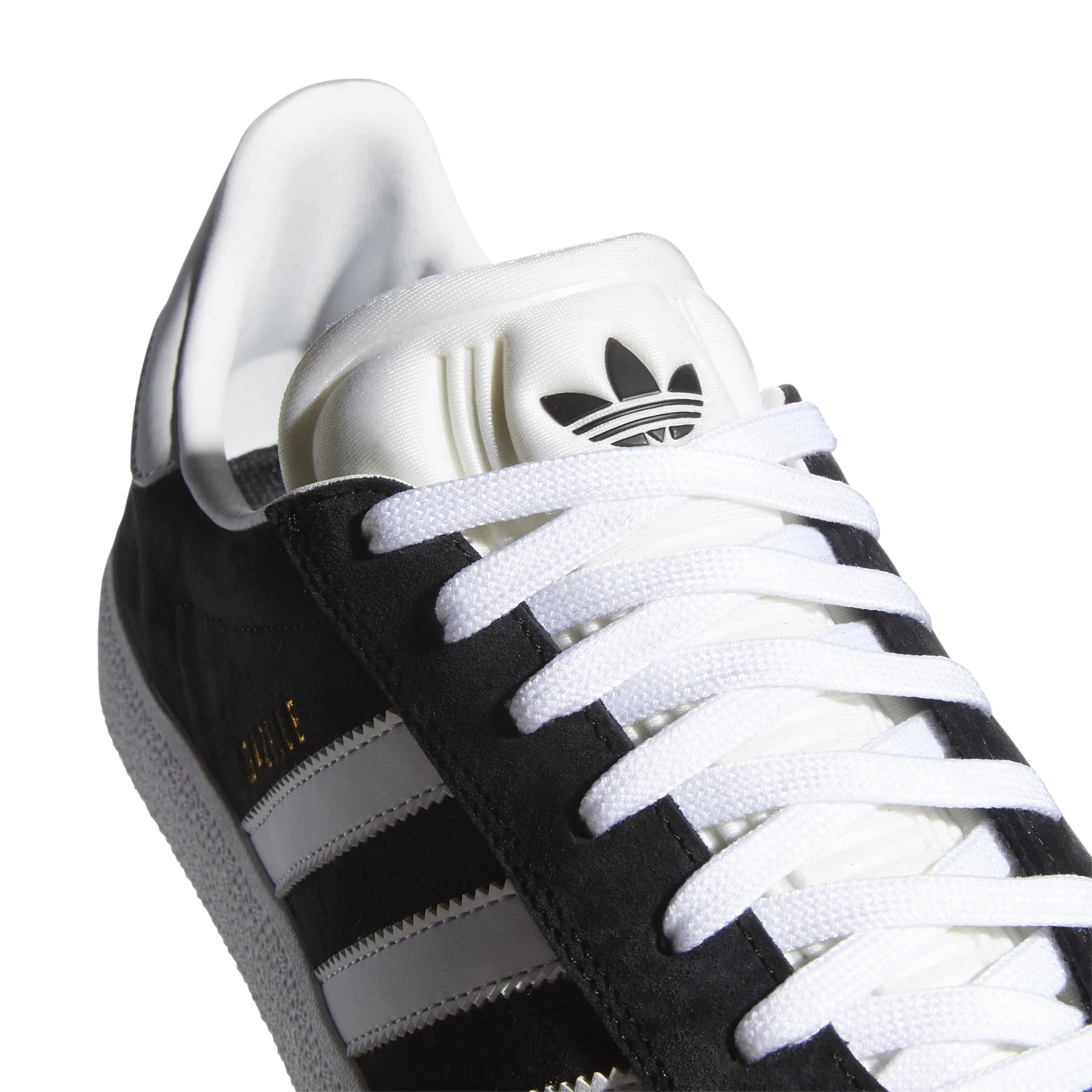 Adidas - GAZELLE ADV - Core Black / Cloud White / Gold Metallic