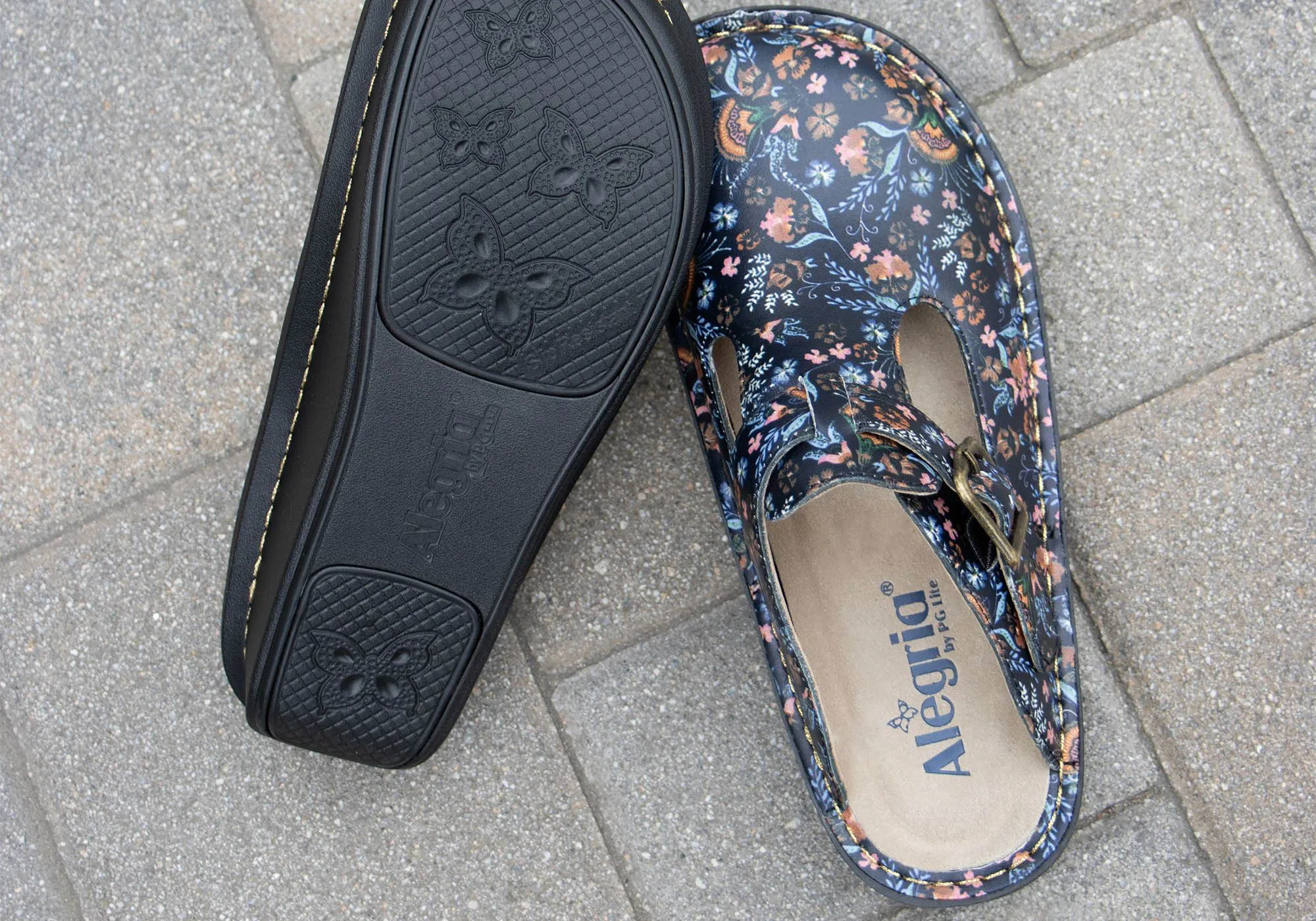 Alegria Classic Womens Leather Open Back Shoes Lax A Daisy