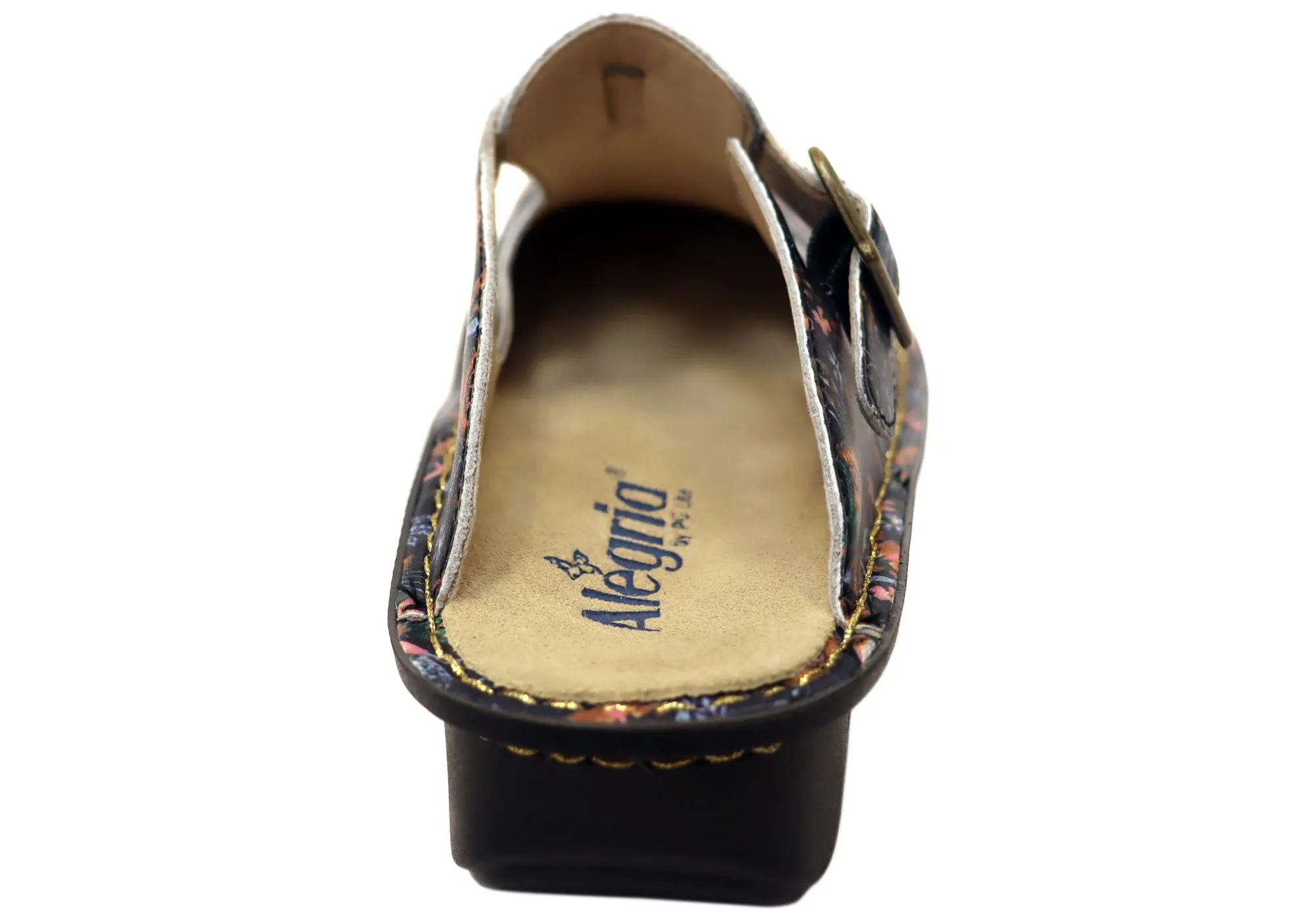 Alegria Classic Womens Leather Open Back Shoes Lax A Daisy