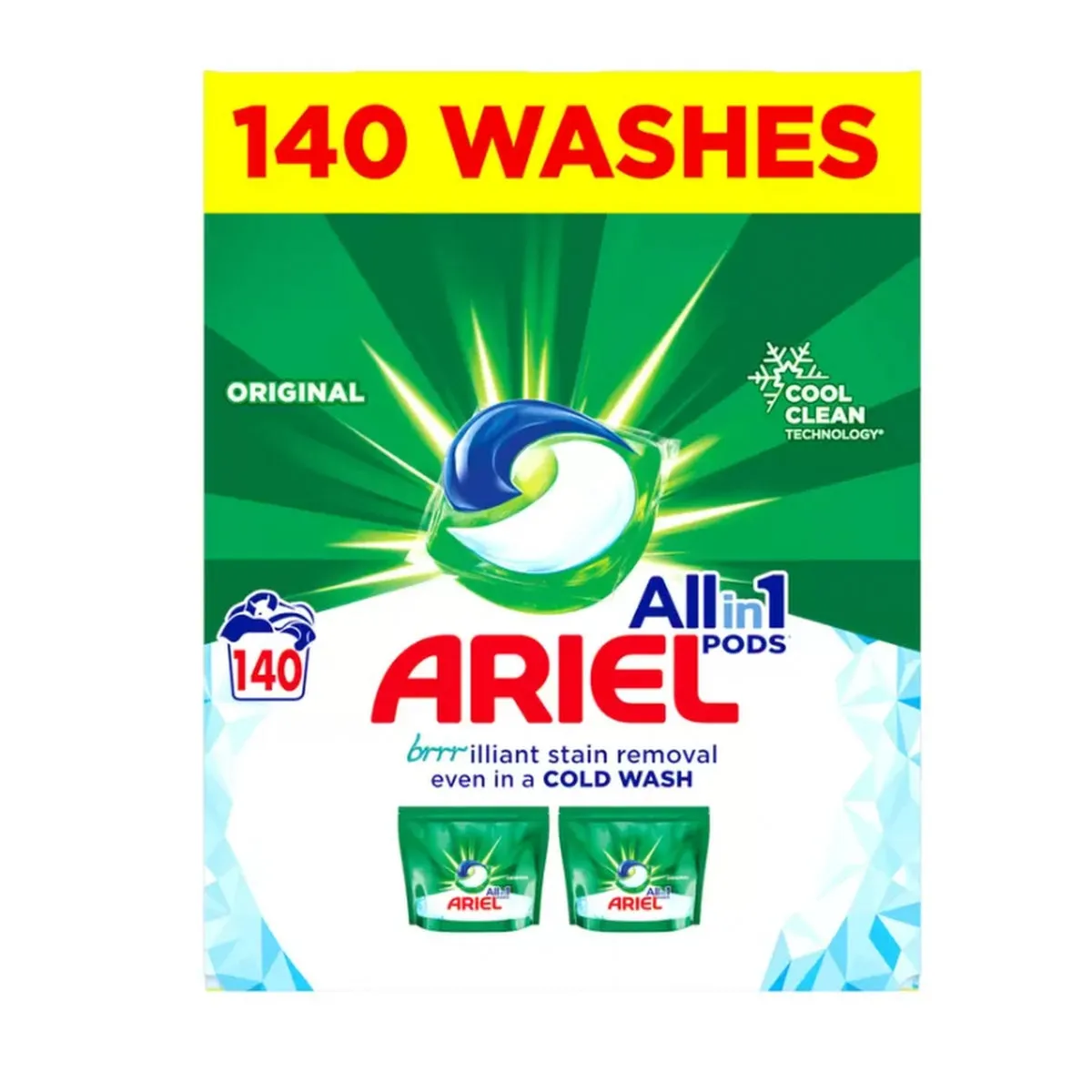 Ariel All in One Pods 140 Wash