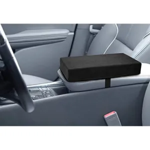 Auto Armrest Console Cushion - Memory Foam Arm Rest Support! Give Your Arm A Comfortable Resting Place As You Drive And Prevent Wear And Tear To The Car Console