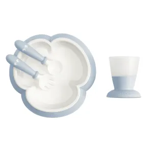 Baby Bjorn Baby Feeding 4-Piece Set (Powder Blue)