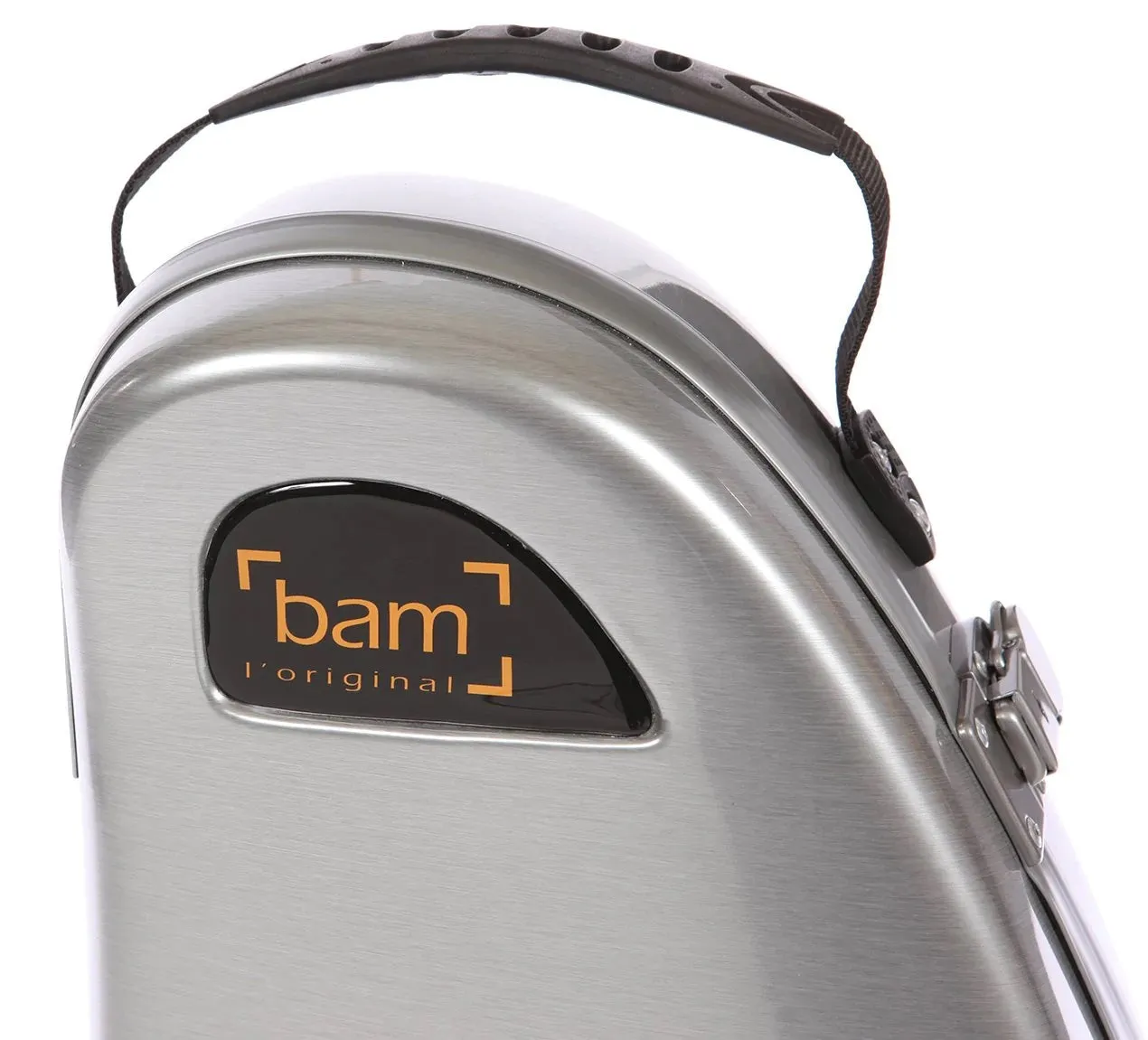 BAM "La Defense" Hightech Alto Saxophone Case with Pocket - Brushed Aluminum
