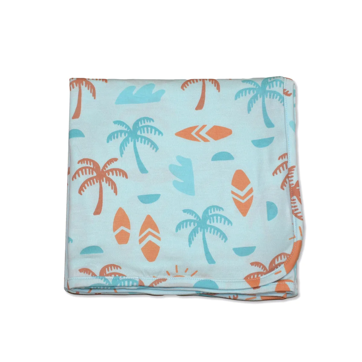 Bamboo Swaddle Blanket (Sunny Shores Print)