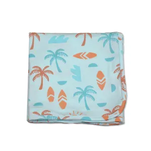 Bamboo Swaddle Blanket (Sunny Shores Print)