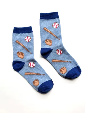 Baseball Kids Crew Socks