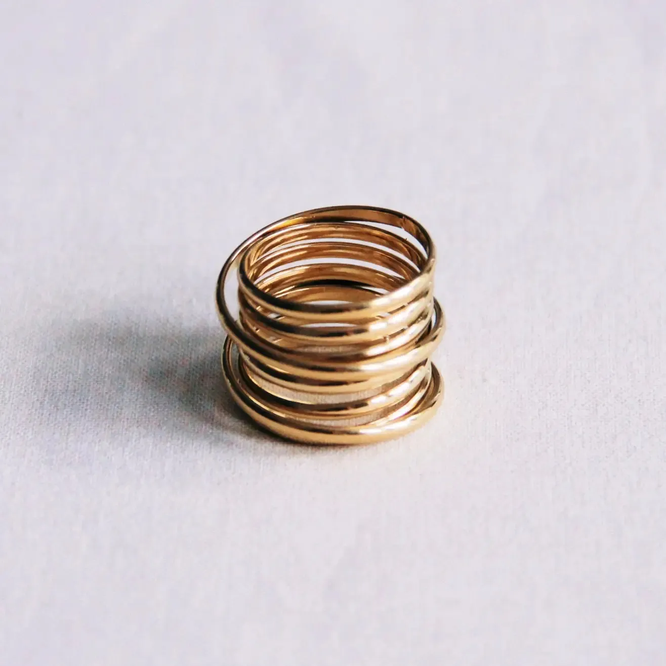 Bazou | Stainless Steel Multi Layer Extra Large Ring