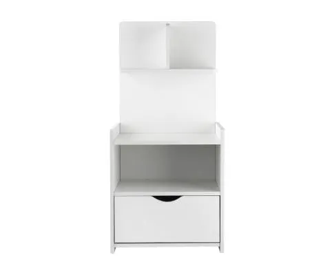 Bedside Table Cabinet Shelf Display Drawer Side Nightstand Unit Storage
