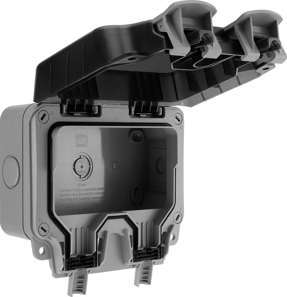 BG WP2GEC-02 Weatherproof Nexus Storm Double Empty Enclosure