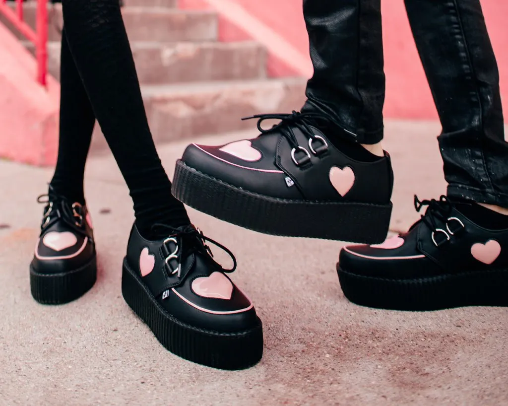 Black & Pink Heart TUKskin™ Viva Mondo Creeper