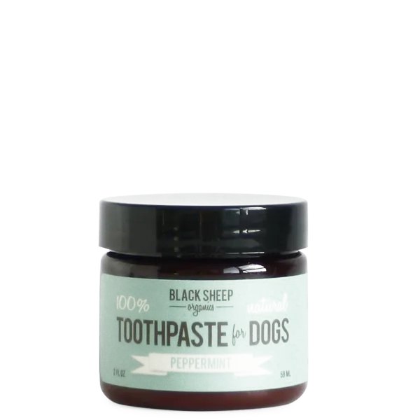 Black Sheep Organics Peppermint Organic Toothpaste (2oz jar)
