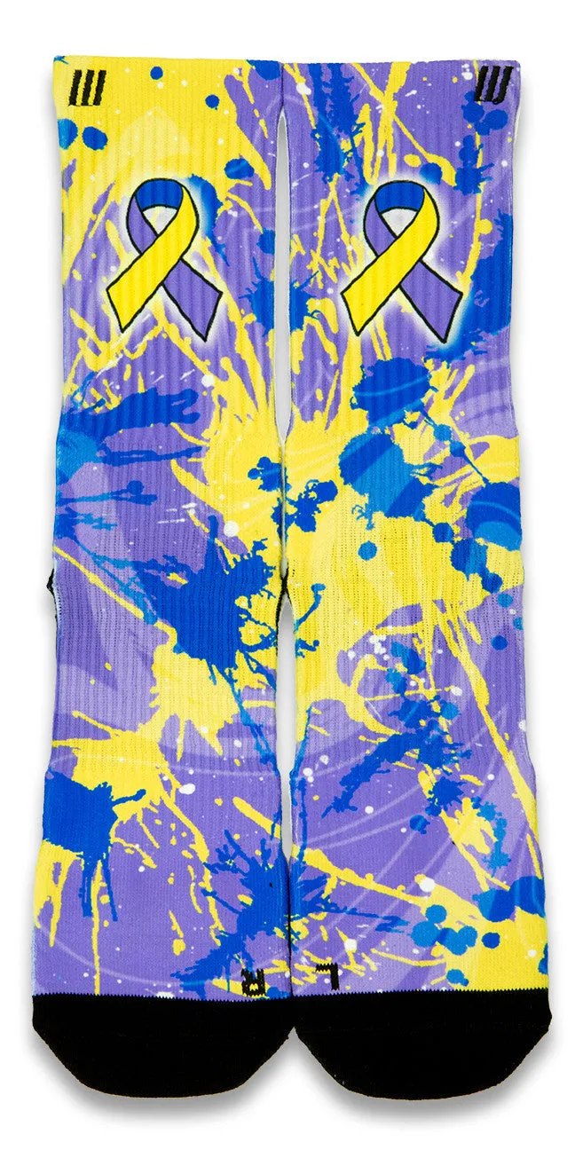 Bladder Cancer CES Custom Socks