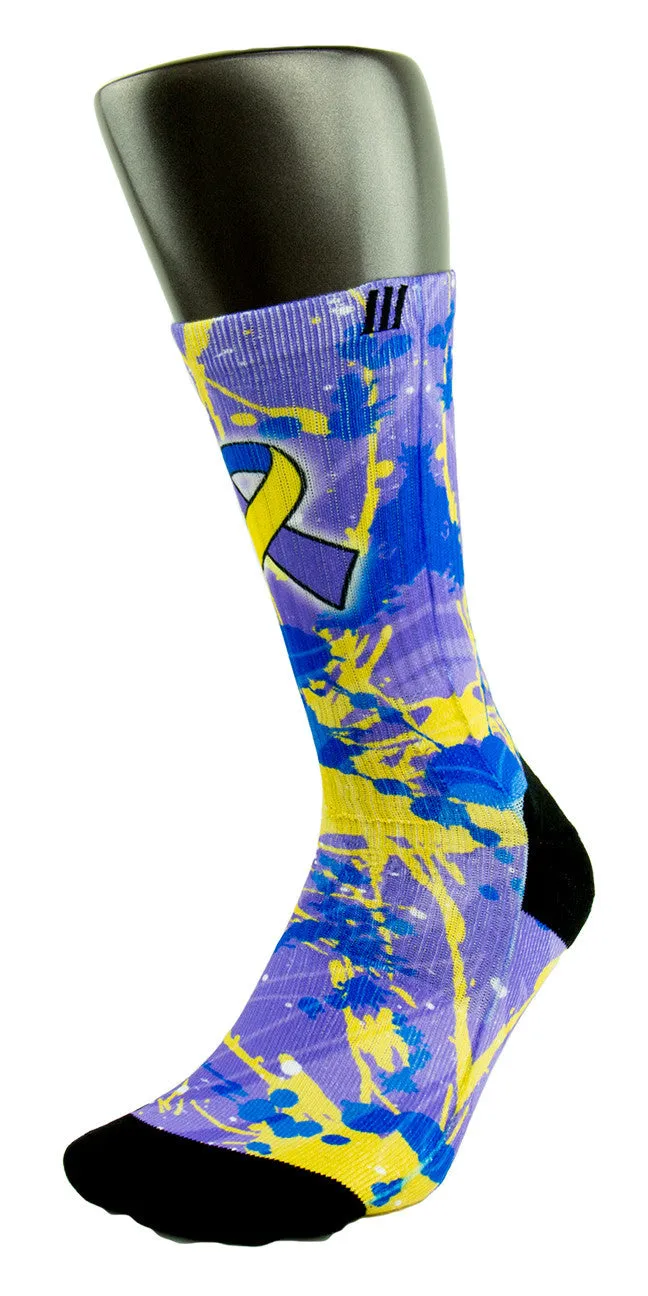 Bladder Cancer CES Custom Socks