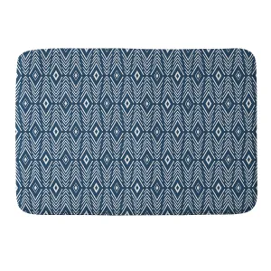 BOHEMIAN DIAMONDS NAVY MEMORY FOAM BATH MAT