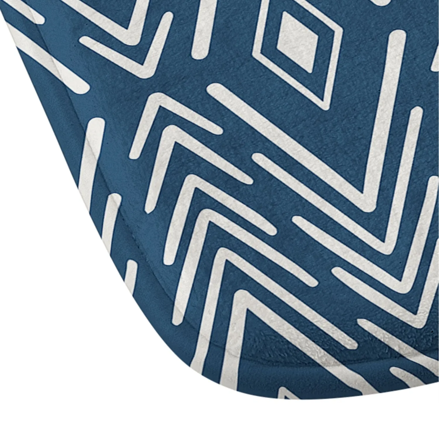 BOHEMIAN DIAMONDS NAVY MEMORY FOAM BATH MAT