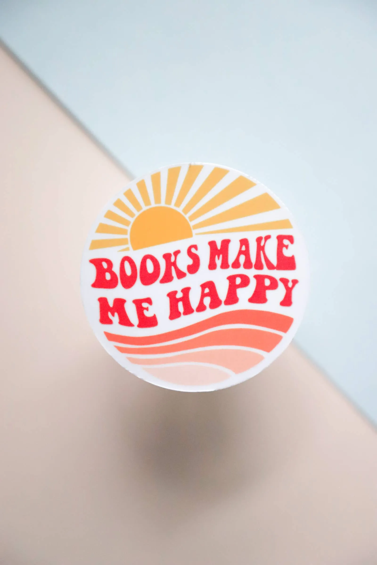 Books Make Me Happy Sticker