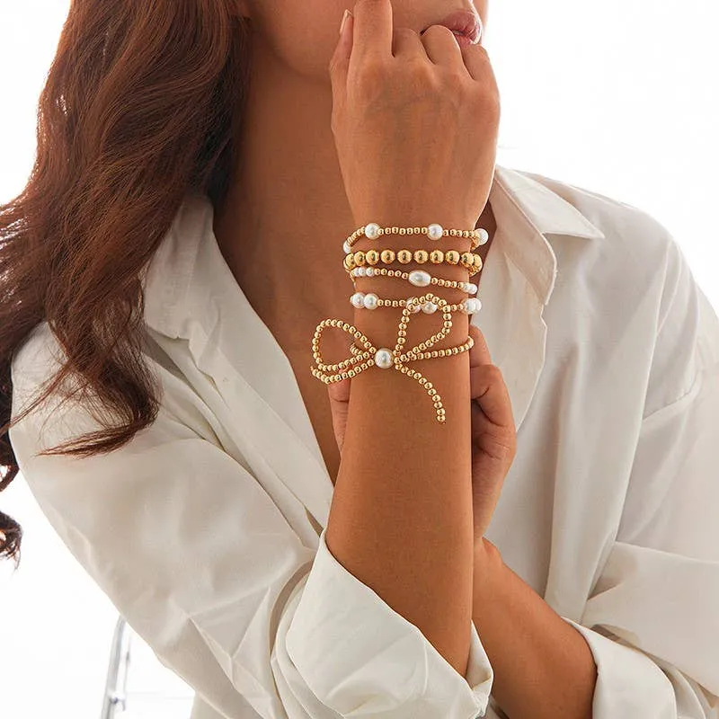 Brooke Bow Bracelet Stack