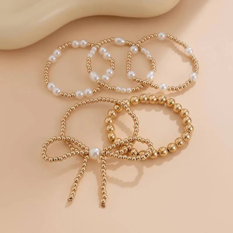 Brooke Bow Bracelet Stack