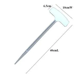 BT-13-25 White Plastic Plant Label (40cmL x 10cmW x 6.5cm)