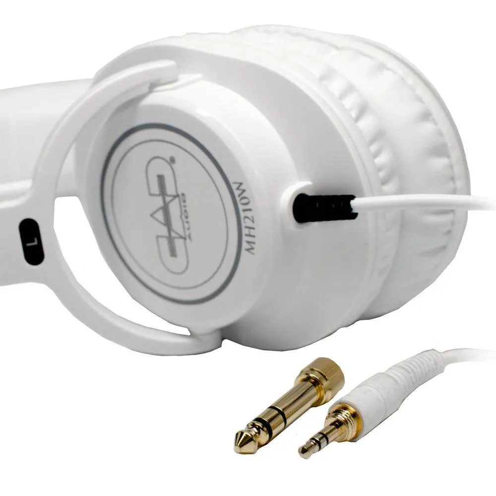 CAD Sessions 210 Studio Headphones ~ White