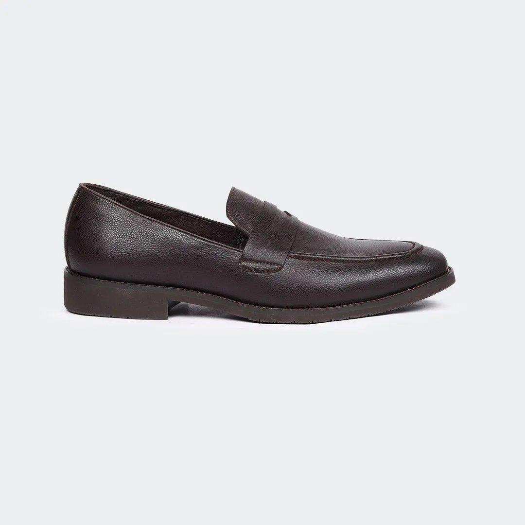 Caliber Shoes Coffee Slip On Formal Shoes For Men ( TOPAZ T 662 C )