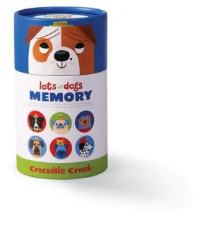 Canister Memory Game Lots of Dogs