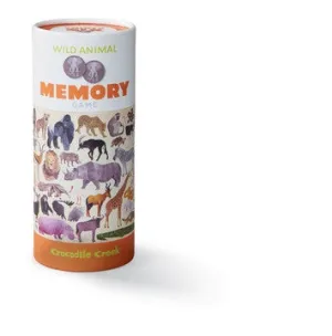 Canister Memory Game- Wild Animals