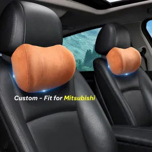 Car Headrest (2 PCS), Custom-Fit For Car, Update Version Premium Memory Foam Car Neck Pillow WANS227