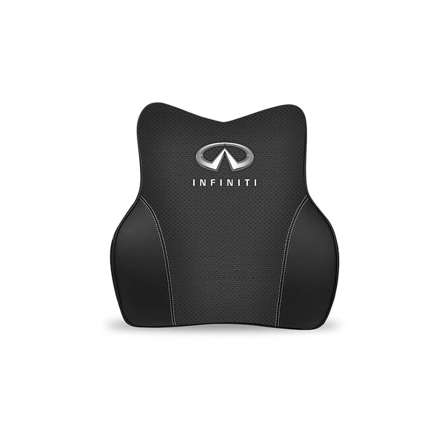 Car Headrest Neck Pillow and Lumbar Support Back Cushion Kit, Custom Fit For Your Cars, Memory Foam Erognomic, Car Accessories IN13992