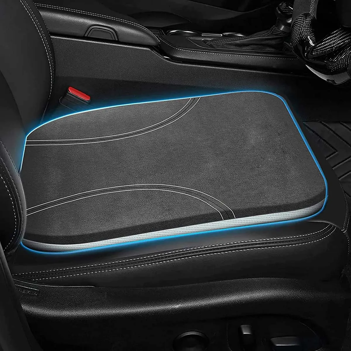 Car Seat Cushion, Custom Fit For Your Cars, Car Memory Foam Seat Cushion, Heightening Seat Cushion, Seat Cushion for Car and Office Chair FD19999