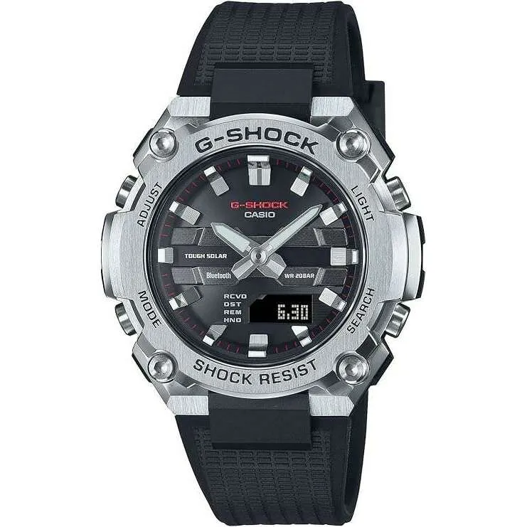 CASIO G-SHOCK G-STEEL BLUETOOTH SOLAR ANALOG DIGITAL BLACK MEN WATCH GST-B600-1AJF