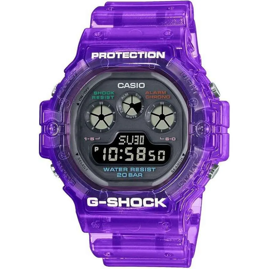 CASIO G-SHOCK JOYTOPIA SERIES LIMITED MODEL DIGITAL PURPLE MEN WATCH DW-5900JT-6JF