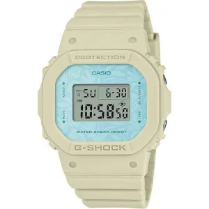 CASIO G-SHOCK MID-SIZE MODEL BEIGE & BLUE DIGITAL LADIES WATCH GMD-S5600NC-9JF