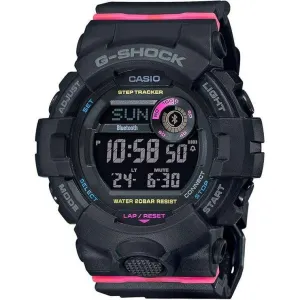 CASIO G-SHOCK MID-SIZE MODEL BLACK & PINK DIGITAL LADIES WATCH GMD-B800SC-1JF