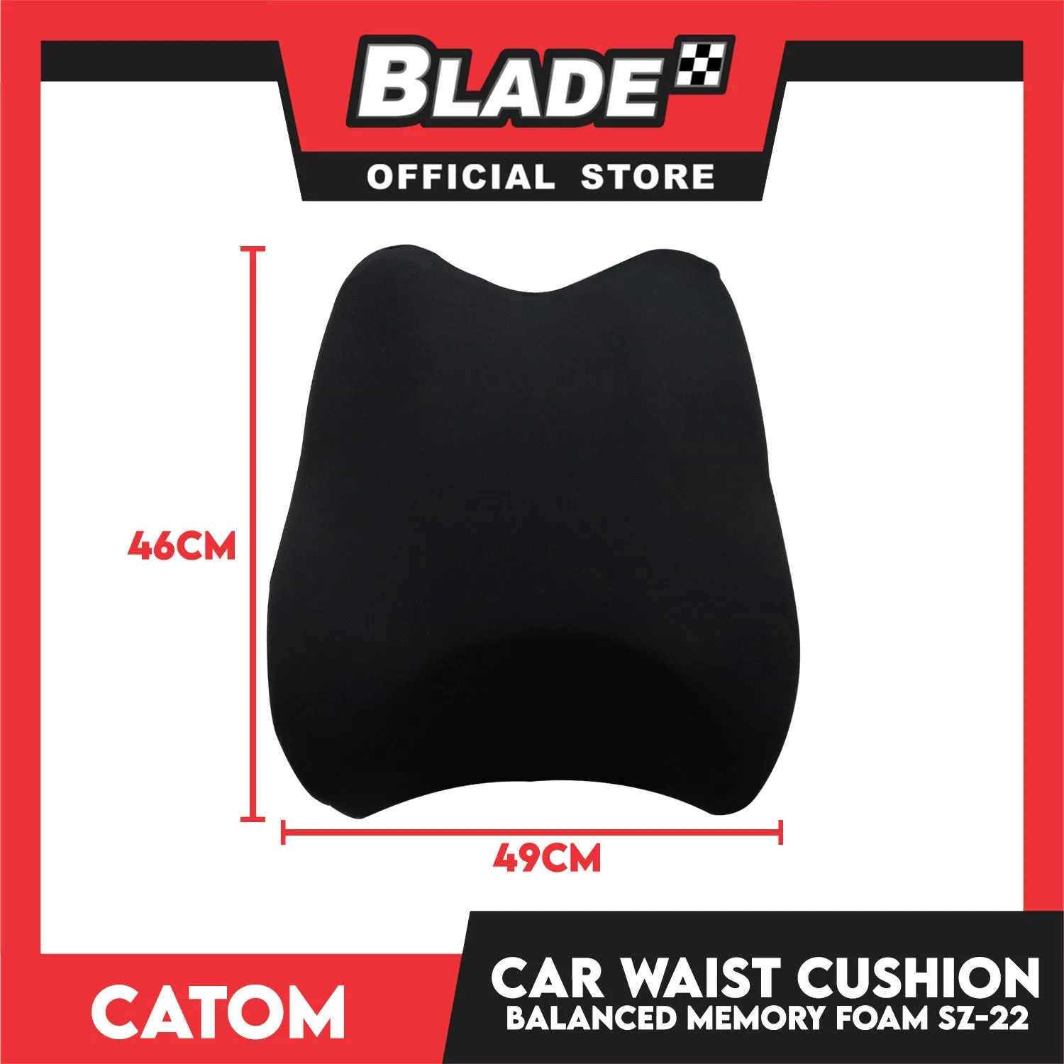 Catom Car Memory Foam Waist Cushion SZ-22