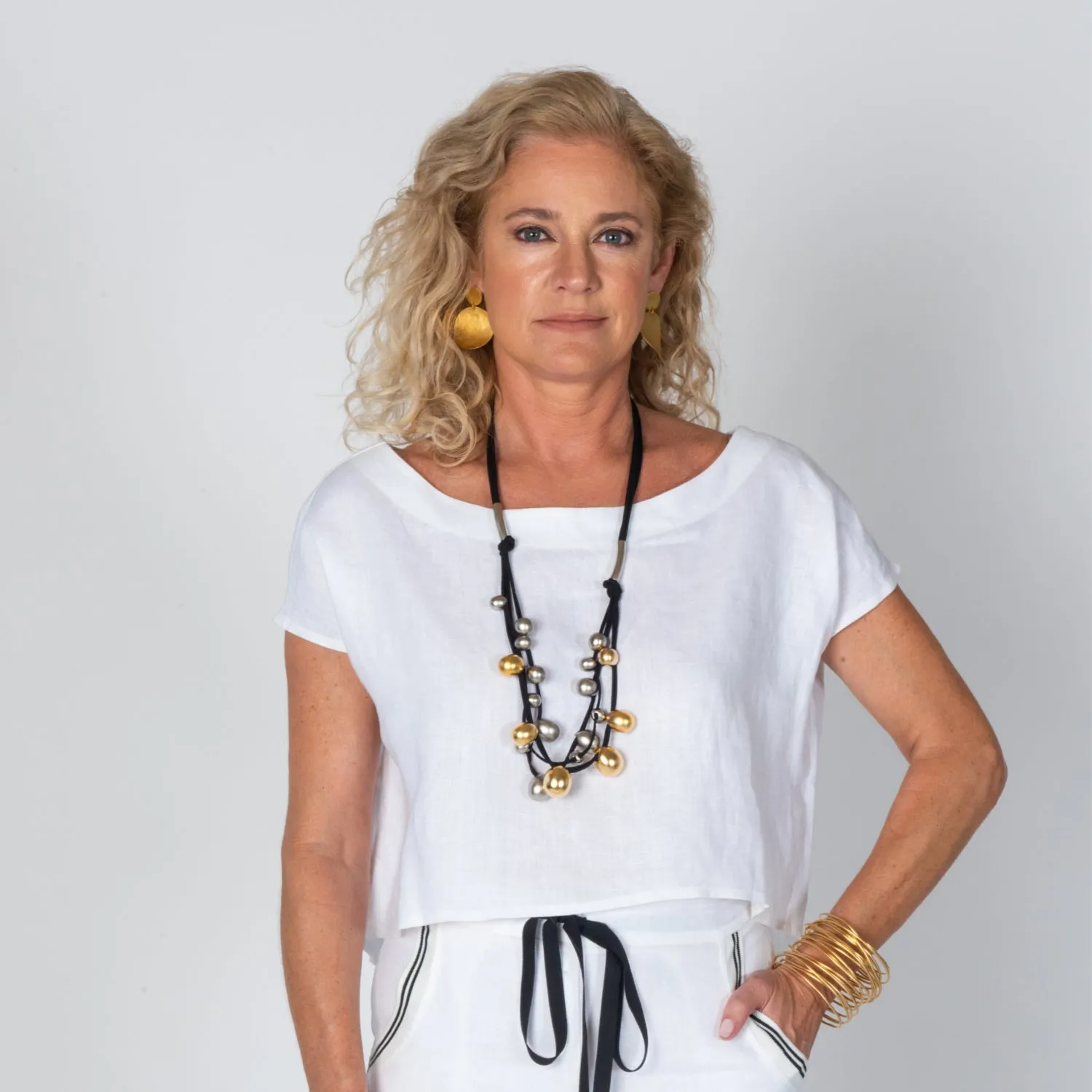Charlotte Festive multi layer necklace