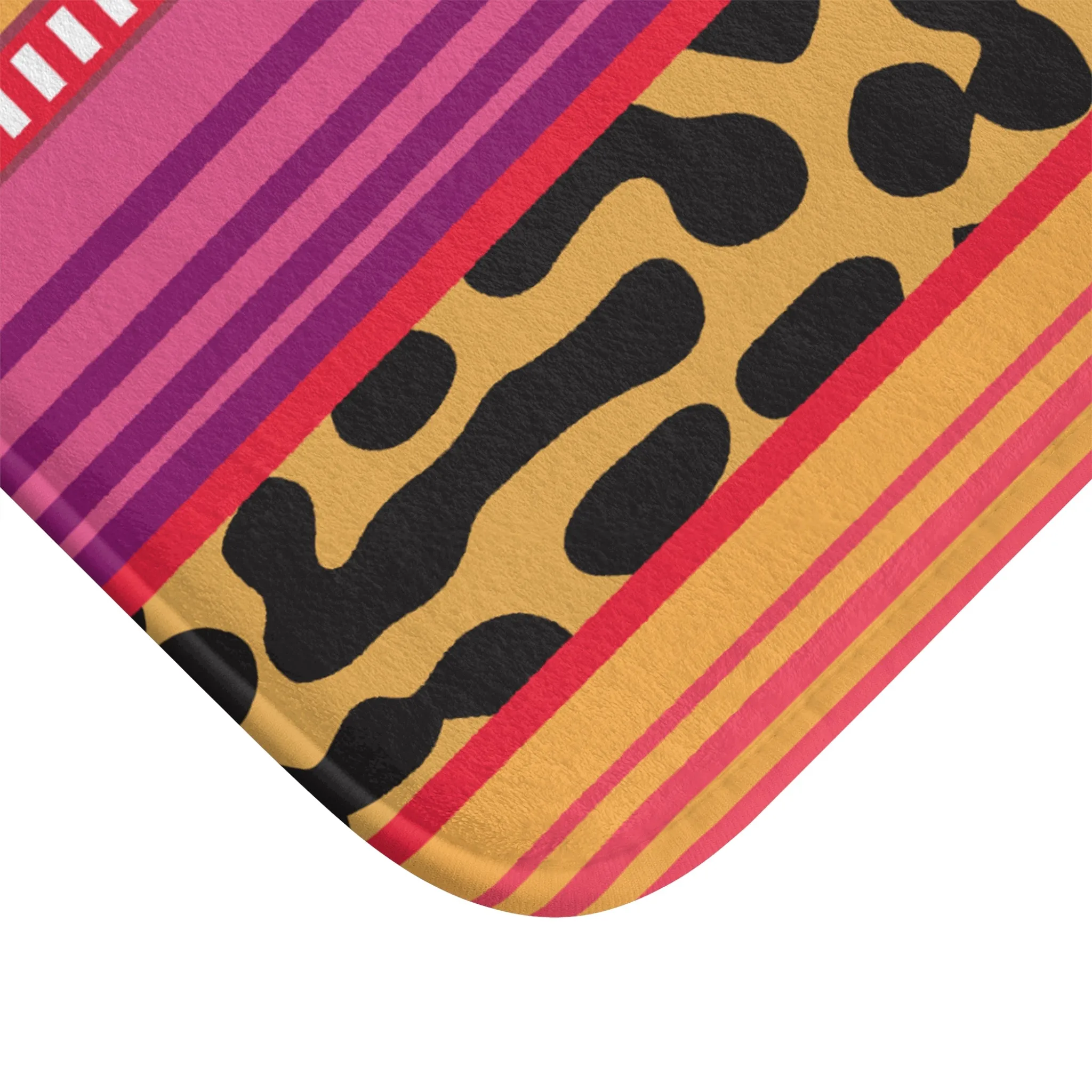 Cheetah Serape Memory Foam Bath Mat