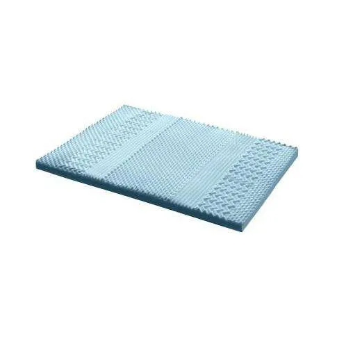 Cool Gel Bamboo Cover Memory Foam Mattress Topper-  8CM 7 Zone
